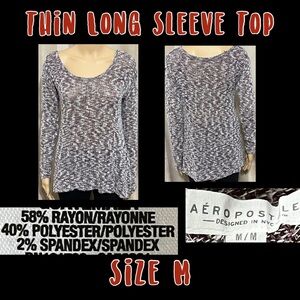 Size M- Aeropostale Thin Long Sleeve Top